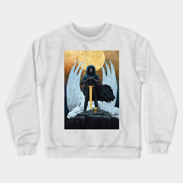 White Dragon Blood Hunter Crewneck Sweatshirt by Irasti